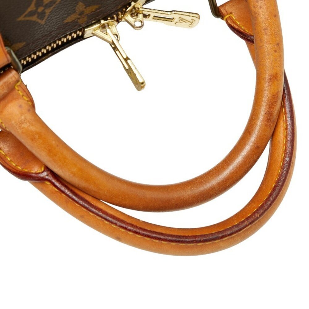 LOUIS VUITTON Brown Monogram Leather Keepall 60 Boston Bag - Picture 12 of 15